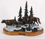 Don Toney, Out of the High Country #10/12, 1983, bronze sculpture