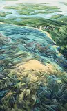Rene Thibault, Barrier Reef [Belize] #4, watercolour on paper