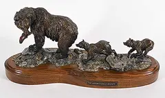 Don Toney, The River's Great Bounty #1/35, 2001, bronze sculpture