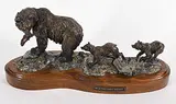Don Toney, The River's Great Bounty #1/35, 2001, bronze sculpture