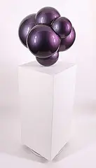 Alex Caldwell, Atom-ic II, 2022, steel sculpture