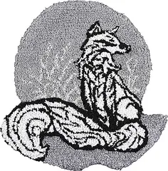 Sharon Johnston, Spirit Fox, 2021, mixed media fibre
