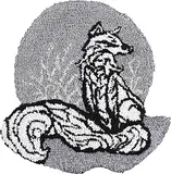 Sharon Johnston, Spirit Fox, 2021, mixed media fibre