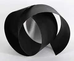 Joanne MacDonald, Introspection, painted steel sculpture