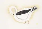 Martha Noah Aningnerk, Goose #A/P IIII/IIII, 1970, colour stonecut and stencil on paper