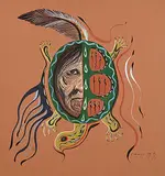 Edward Cobiness, My Blood Brother, 1978, watercolour on paper