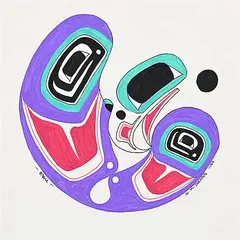 Danny M. Dennis, Eagle, 1999, acrylic on paper