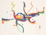 Alex Janvier, Good Soil Road #82/100, colour silkscreen on paper