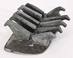 Andy Miki, Bird Composition, 1974, grey stone carving