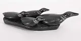 Paulosie Paulosie, Untitled - Four Loons, 1974, black stone carving