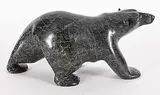 Matthew Petoolook, Untitled - On the Prowl, black stone carving