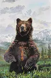 Roland Rollinmud, Grizzly, 1993, acrylic on canvas