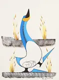 Leo Neilson, Untitled - Mother Loon, 1986, acrylic on paper