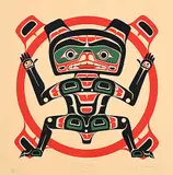 Jerry Smith, Grizzly in Sun #92/200, colour silkscreen on paper