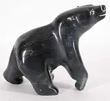 Tommy Jr. Tapanik, Black Bear, black stone carving