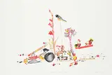 Patricia Askren, Arrangement of Toys / Vancouver #2, 1984, watercolour on paper