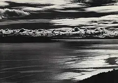 John Claridge, Beach from Scottish Landscapes, black and white photograph on paper