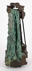 Ian Cook, Waterfall #II, 1995, bronze sculpture