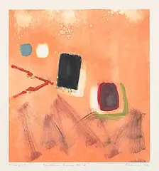 Douglas Haynes, Northern Series 28-2, 1994, colour monoprint on paper