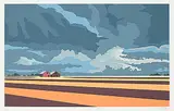 J. Thomas Hinton, Indian Summer Alberta H/C #1/4, 1989, colour silkscreen on paper