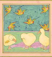 Grant Leier, Love Your Do [Crane Study], 1985, mixed media on paper board