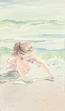 Cynthia Mackenzie, Megan's Day, 1988, watercolour on paper