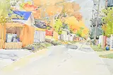 Joanna Moore, Saturday, September 30th, watercolour on paper