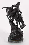 Frederic Sackrider - After Remington, The Mountain Man, bronze sculpture
