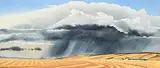 Bern Smith, Foothills Thunderhead, watercolour on paper