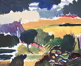 Audrey Watson, Darkening Day, 1995, oil and acrylic on canvas