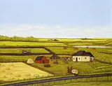 Doris Zaharichuk, The Peddlar, 1981, oil on canvas