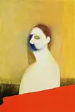 Mandy Espezel, Orange Sash, 2012, oil on canvas