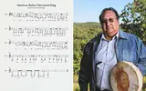 Elisa Harkins, The AIM Song - Louis Gray [Osage], 2021, photograph and score