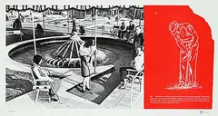 William J. McCarroll, Weight is More on the Heels [Red] #12/50, 2000, offset lithograph on paper