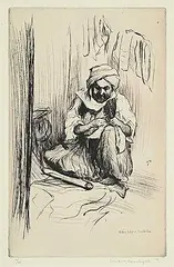 Frank Armington, Tailleur Indigene, Constantine #11/50, 1914, etching on paper