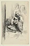 Frank Armington, Tailleur Indigene, Constantine #11/50, 1914, etching on paper