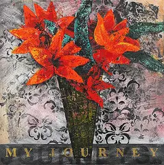 Nixie Barton, My Journey, 2010, mixed media on canvas