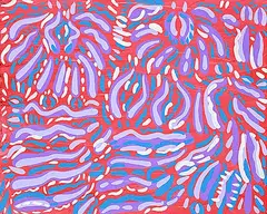 Olga Bissett, Who Can Direct the Moon, 1998, acrylic on canvas