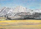 Sylvia Boehrnsen, Untitled - New Frontier, watercolour on paper