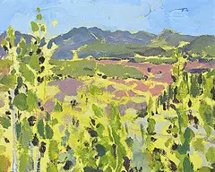 Ken Christopher, In From Caroline, 1987, acrylic on canvas