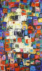 Jeff Ferst, Collage #5, 2006, acrylic on canvas