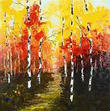 Tresa Gibson, The New Path, acrylic on canvas