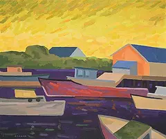 Colin D. Graham, Evening, oil on canvas