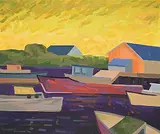 Colin D. Graham, Evening, oil on canvas