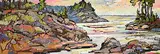 Maryanne Jespersen, Ucluelet Sun, oil on wood board