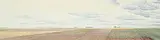 K. Allan MacDonald, Untitled - Prairie Panorama, watercolour and graphite on paper