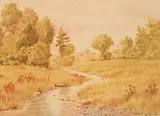 Thomas Mower Martin, Untitled - Fall Stream, 1915, watercolour on paper