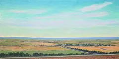 Stan Phelps, As Far as the Eye Can See, 2022, oil on canvas