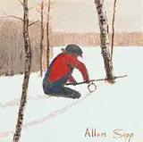 Allen Sapp, Untitled - Winter Snare, acrylic on canvas