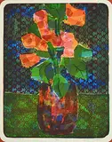 John Harold Thomas Snow, Boussac #23/26, 1967, colour lithograph on paper
